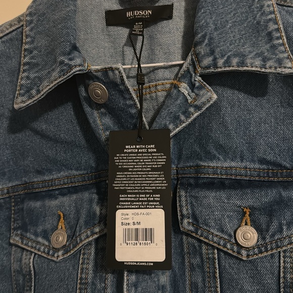 Hudson jeans denim jacket. NWT - Picture 3 of 4